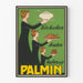 Vintage reklameplakat for Palmin til vægdekoration i køkkenet