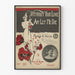 Vintage plakat uden kærlighedsnuance - Blomstret illustration og portræt
