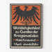 Vintage plakat for velgørenhedsbegivenhed for krigsveteraner
