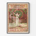 Vintage plakat i Woman's Home Companion-stil mosaik Art déco