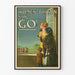 Vintage plakat Women of Britain Say Go - Historisk vægdekoration