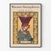 Vintage påskesouvenir plakat - gammelt vægdekoration magasin