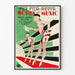 Vintage plakat Words and Music til vægdekoration