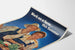 Vintage plakat for sommerligt landbrugsarbejde