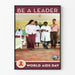 Vægplakat Verdens AIDS-dag 2007 Lederskab i Afrikansk Sundhed