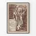 Vintage plakat udstilling Bezalel 1912 vægdekoration