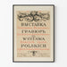 Gammel plakat udstilling af polske gravurer 1914 vægdekoration