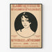 Vintage plakat for kunstudstilling Düsseldorf 1899