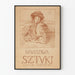 Vintage plakat for kunstudstilling i Kraków 1911