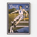 Vintage plakat med forhindringsløb Yale - Sportsvægdekoration