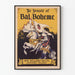Vintage plakat Le Joute af Bal Boheme 1928