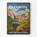 Vintage plakat Yosemite United Air Lines