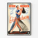 Vintage plakat af filmen Du vil aldrig blive rig med Fred Astaire og Rita Hayworth