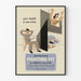 Vintage sundhedsplakat under krigstid - Fighting Fit