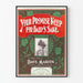 Vintage plakat Your Promise Keep for Baby's Sake vægdekoration