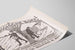 Plakat Vintage landsbybeboer - Såmand og høster — visning af kunstværket