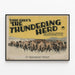 Plakat vintage The Thundering Herd - Vægdekoration western — indrammet kunstværk på væggen