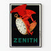 Vintage reklameplakat ZENITH lommeur