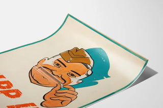 Vintage plakat Zipp It - Engageret vægdekoration