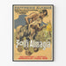 Vintage plakat Zolfi Almagia Industriel vægdekoration