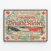 Plakat vintage Røde Kors - Udstilling af tyske klæder 1914 — indrammet kunstværk på væggen
